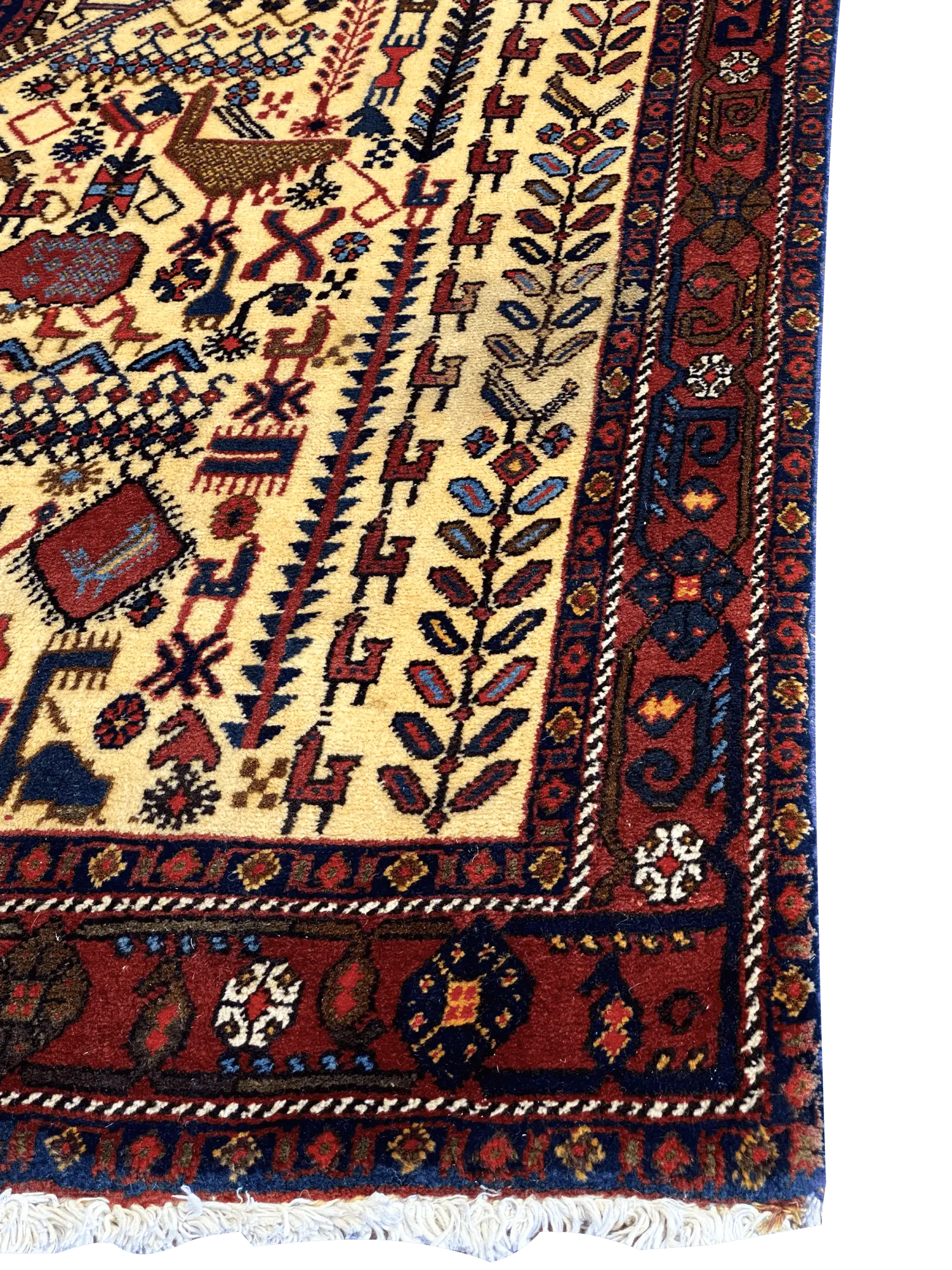 Vintage Persian Afshar 5' x 6' 6" Handmade Wool Area Rug - Shabahang Royal Carpet