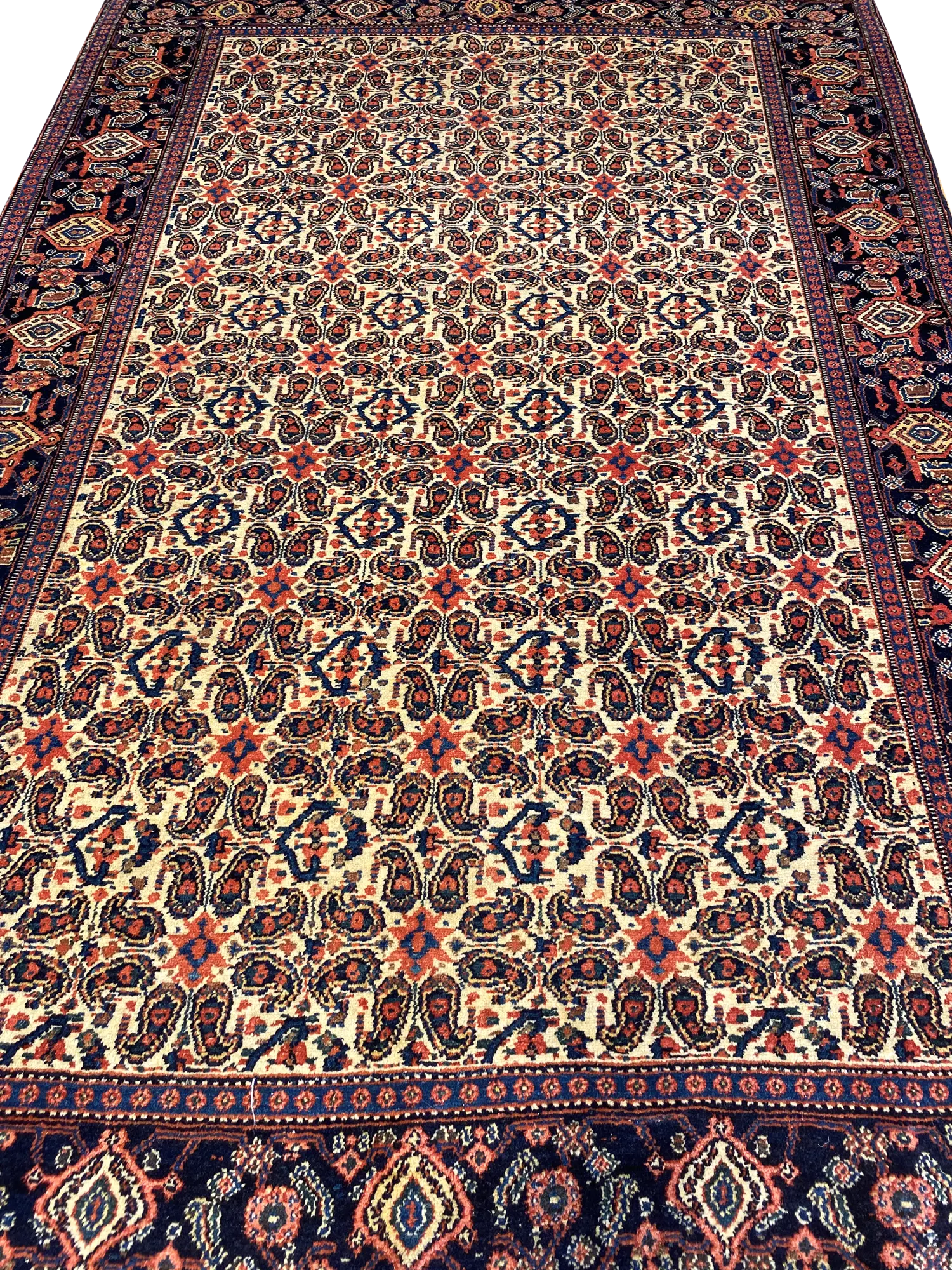 Antique Persian Seneh 5' 1" x 7' 5"