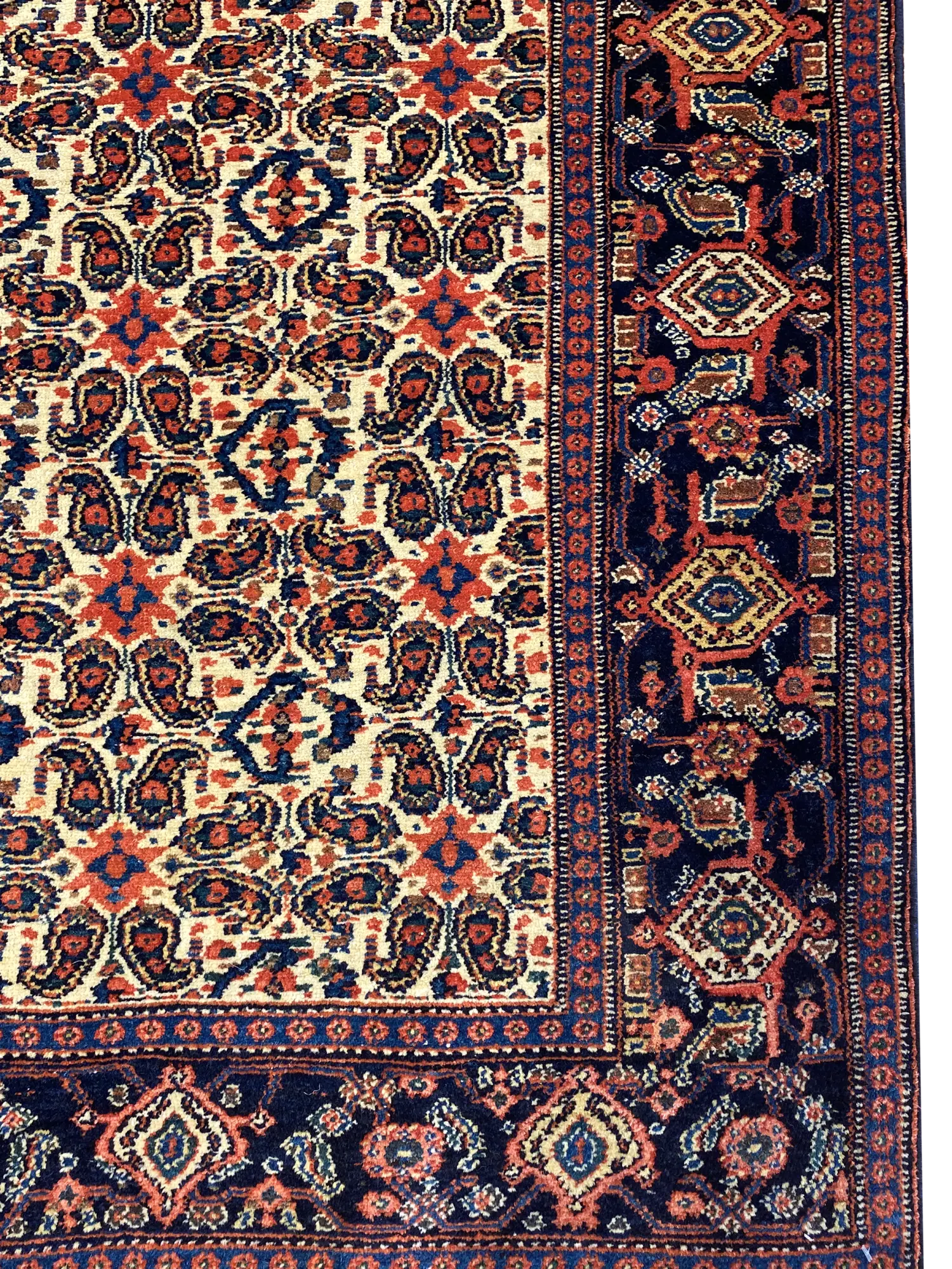 Antique Persian Seneh 5' 1" x 7' 5"