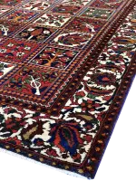 Antique Persian Bakhtiari 4' 8" x 6' 10" Handmade Wool Area Rug - Shabahang Royal Carpet