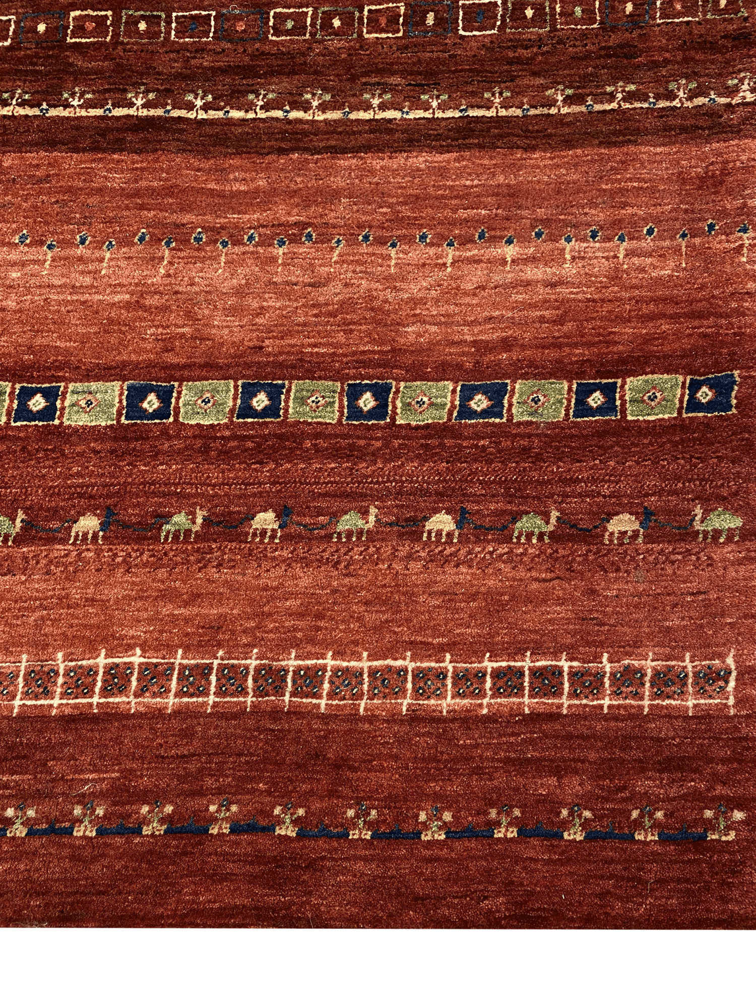 Persian Gabbeh 5' 4" x 8' Wool Handmade Area Rug