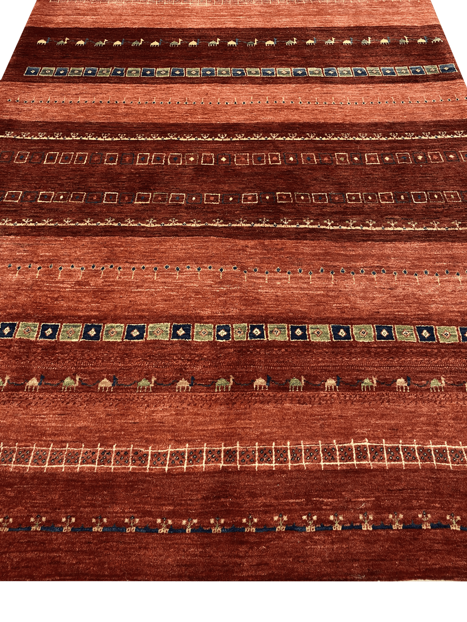 Persian Gabbeh 5' 4" x 8' Wool Handmade Area Rug