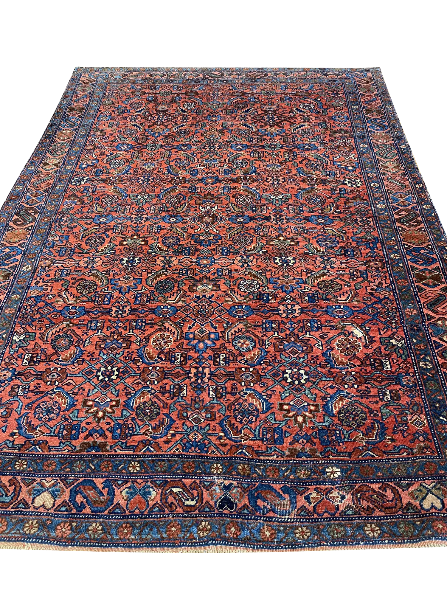 Antique Persian Bijar 4' 9" x 6' 6"