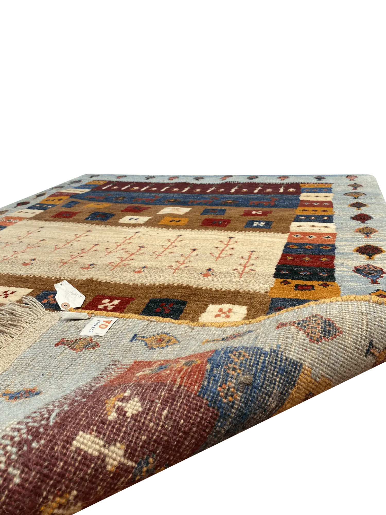 Persian Gabbeh 4' 4" x 5' 11" Wool Handmade Area Rug