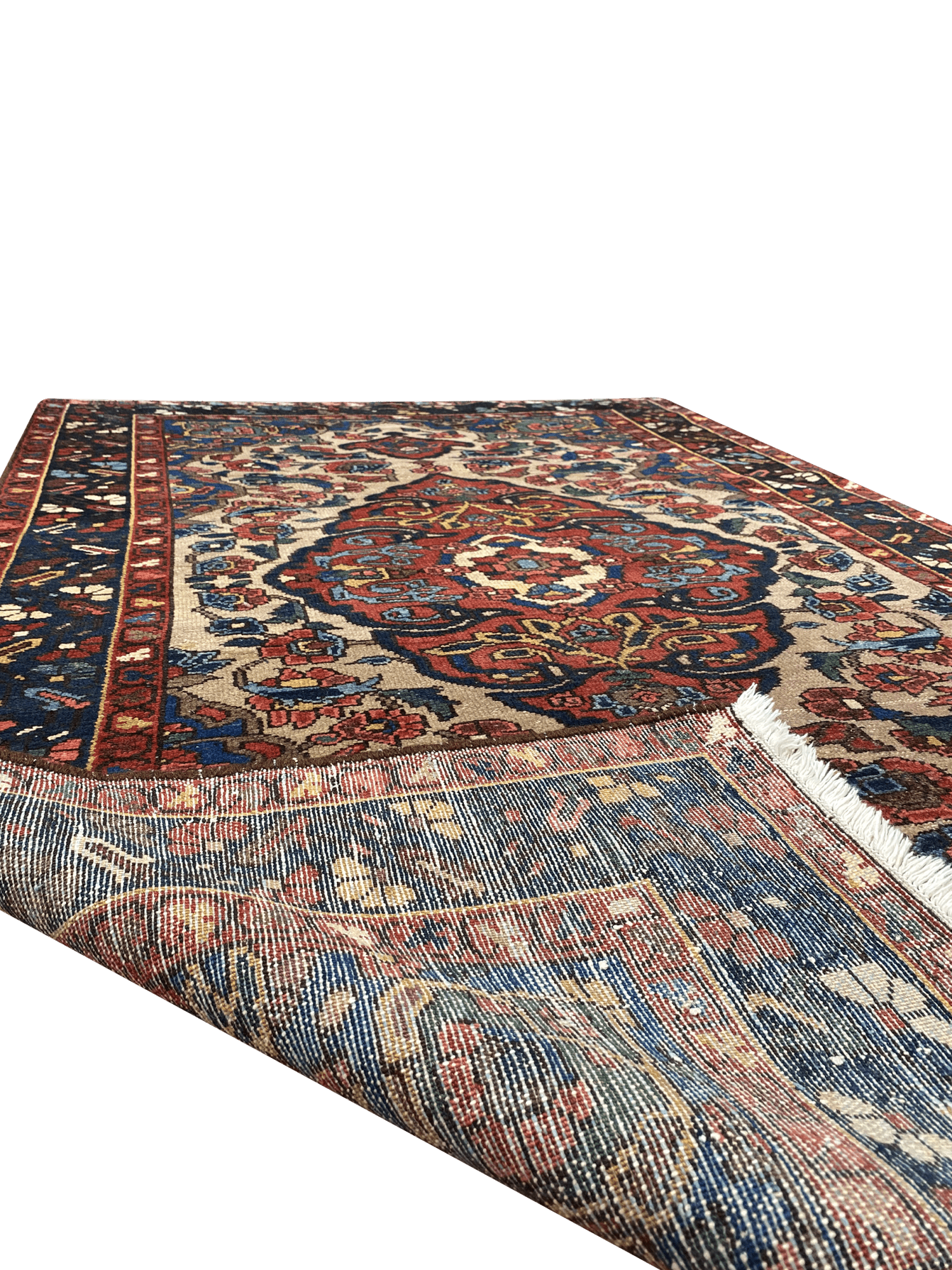 Antique Persian Bakhtiari Rug 3' 11" x 6' 7"