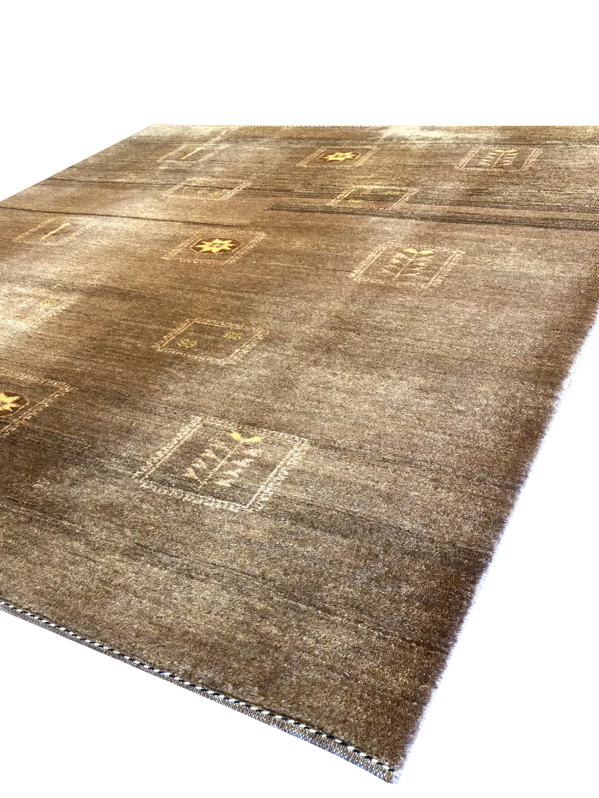 Persian Gabbeh 5' 1" x 6' 5" Wool Handmade Area Rug - Shabahang Royal Carpet