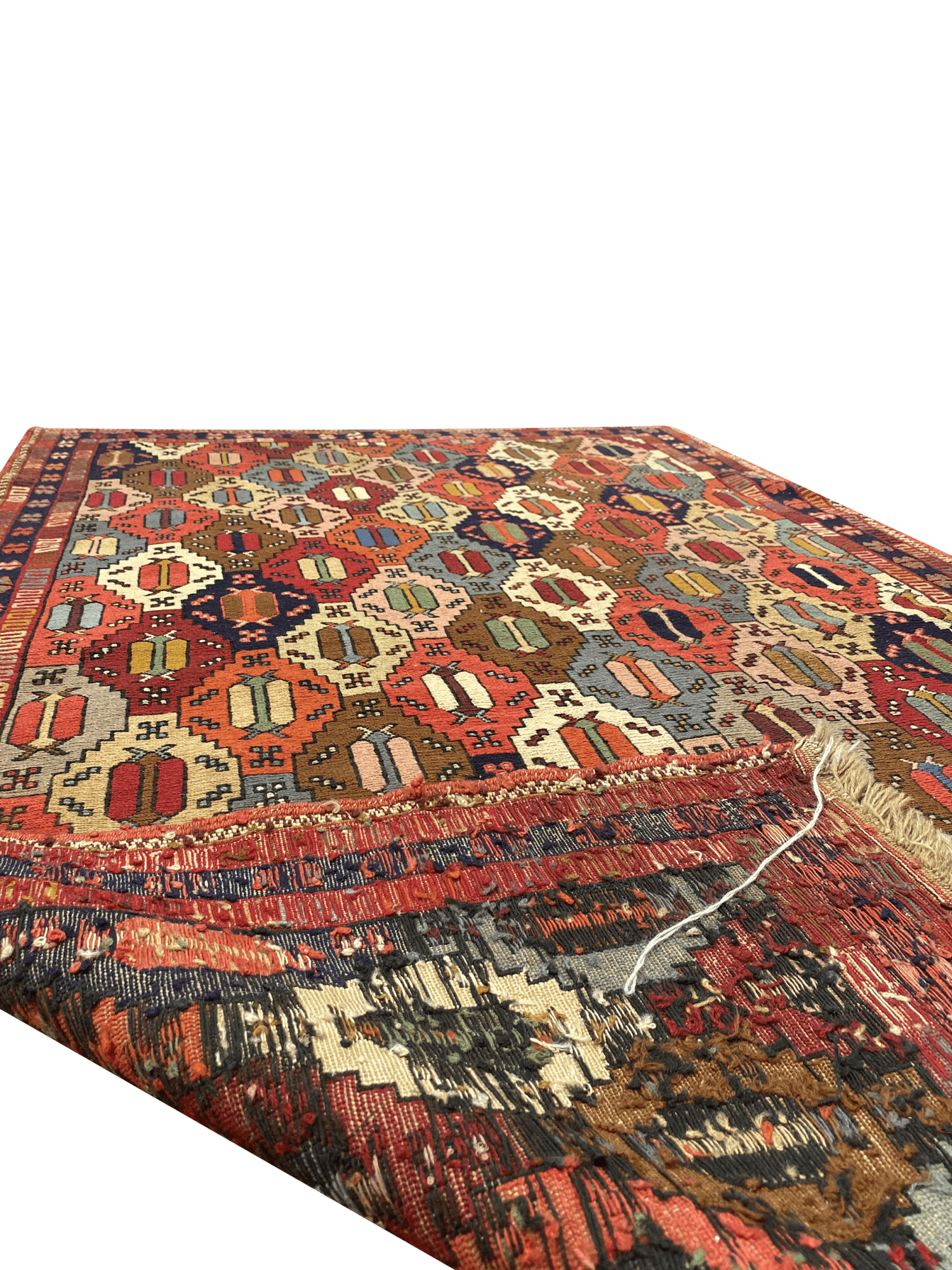 Persian Soumak 3' 9" x 6' 5" Flat Weave Area Rug