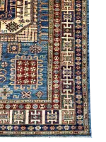 Super Kazak 5' x 7' Handmade Area Rug - Shabahang Royal Carpet