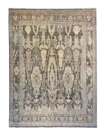 Modern Oushak 9' 7" x 12' 9" Handmade Area Rug - Shabahang Royal Carpet