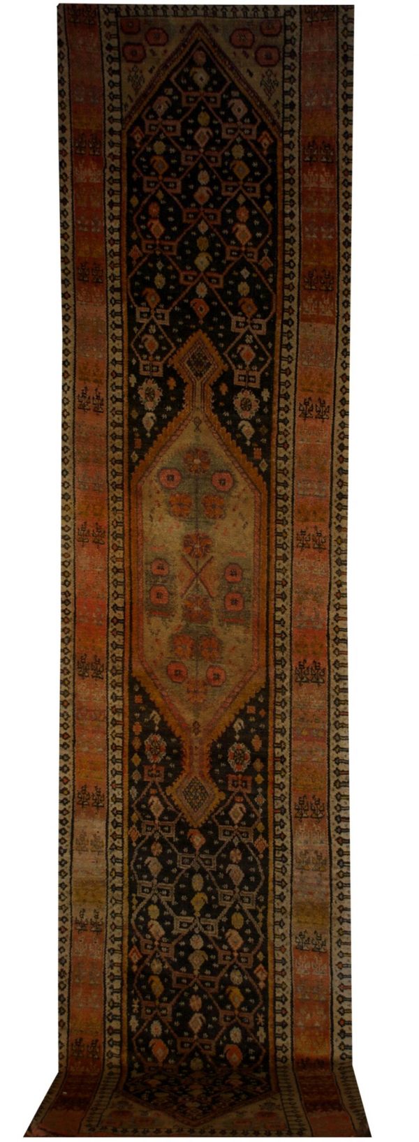 Antique Persian Bakhtiari 2' 10" x 11' 6" - Shabahang Royal Carpet