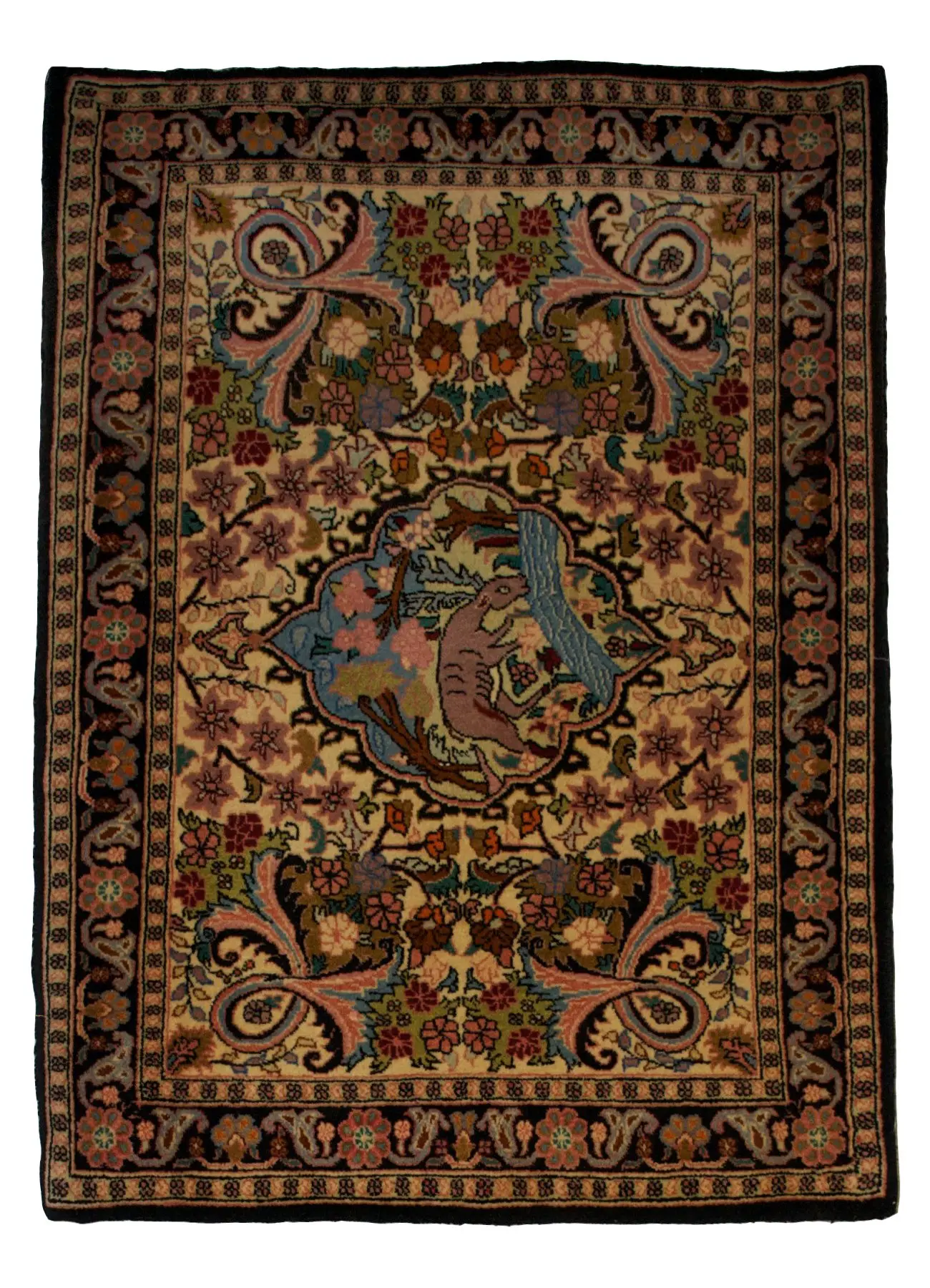 Persian Sarouk 2' 4" x 3' 3" Handmade Area Rug - Shabahang Royal Carpet