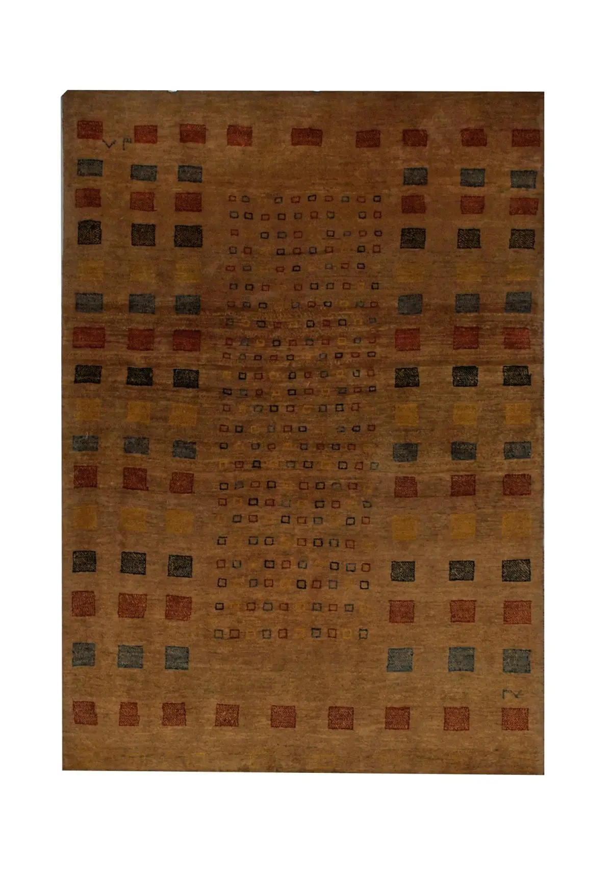 Persian Gabbeh Rug 3' 4" x 4' 9" Wool Handmade Area Rug - Shabahang Royal Carpet