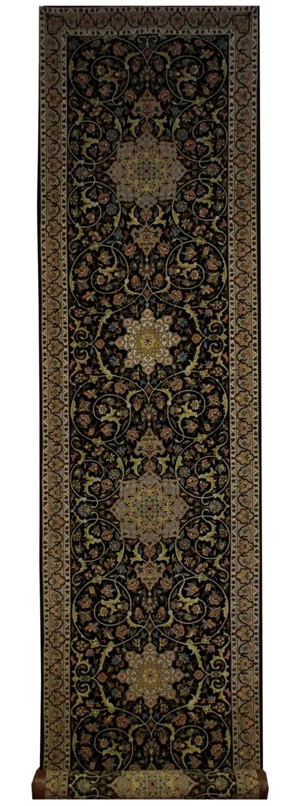 Persian Esfahan runner 2' 10" x 12' 6" - Shabahang Royal Carpet