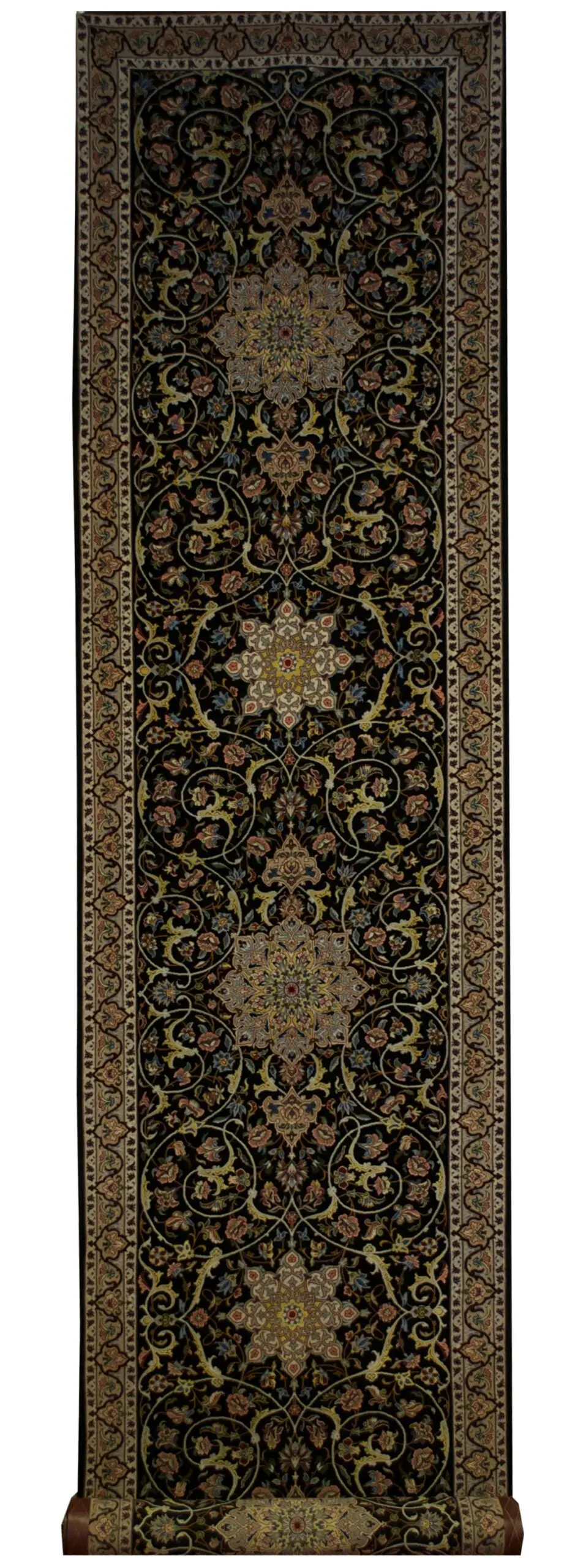 Persian Esfahan runner 2' 10" x 12' 6" - Shabahang Royal Carpet