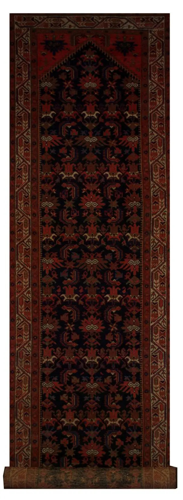 Antique Persian Malayer 3' 5" x 16' 3" - Shabahang Royal Carpet