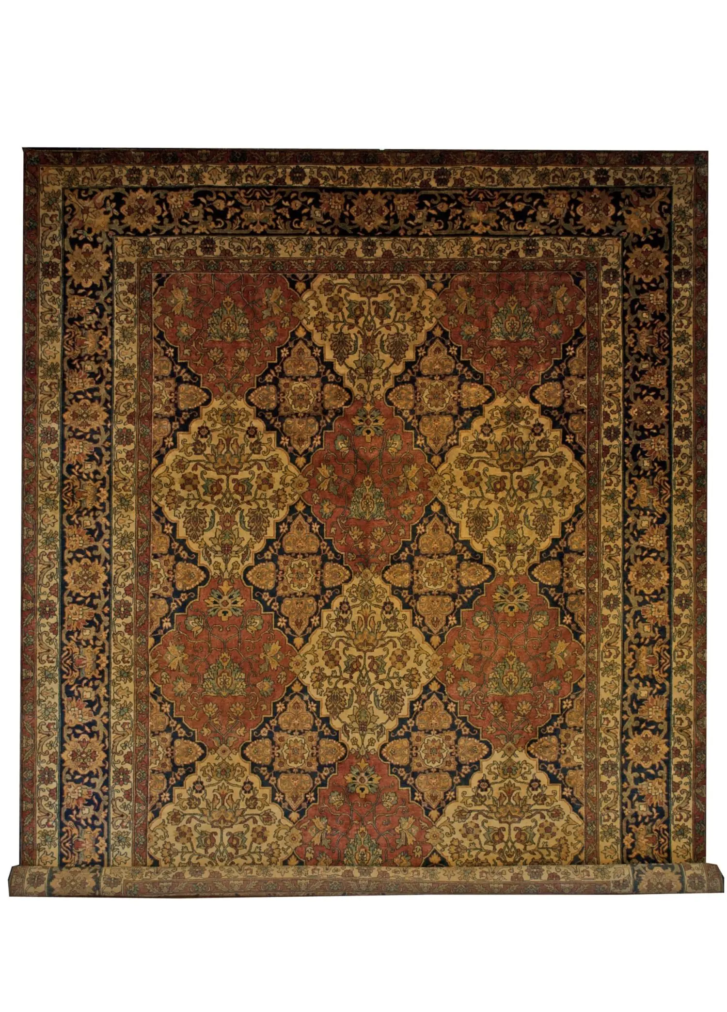 Old World Kerman 9' x 11' 9" Handmade Area Rug - Shabahang Royal Carpet