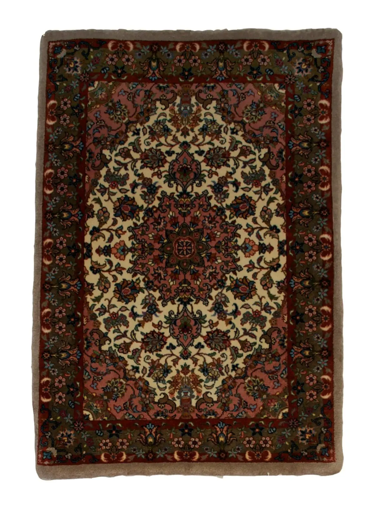 Persian Bijar 2' 1" x 3' Handmade Area Rug