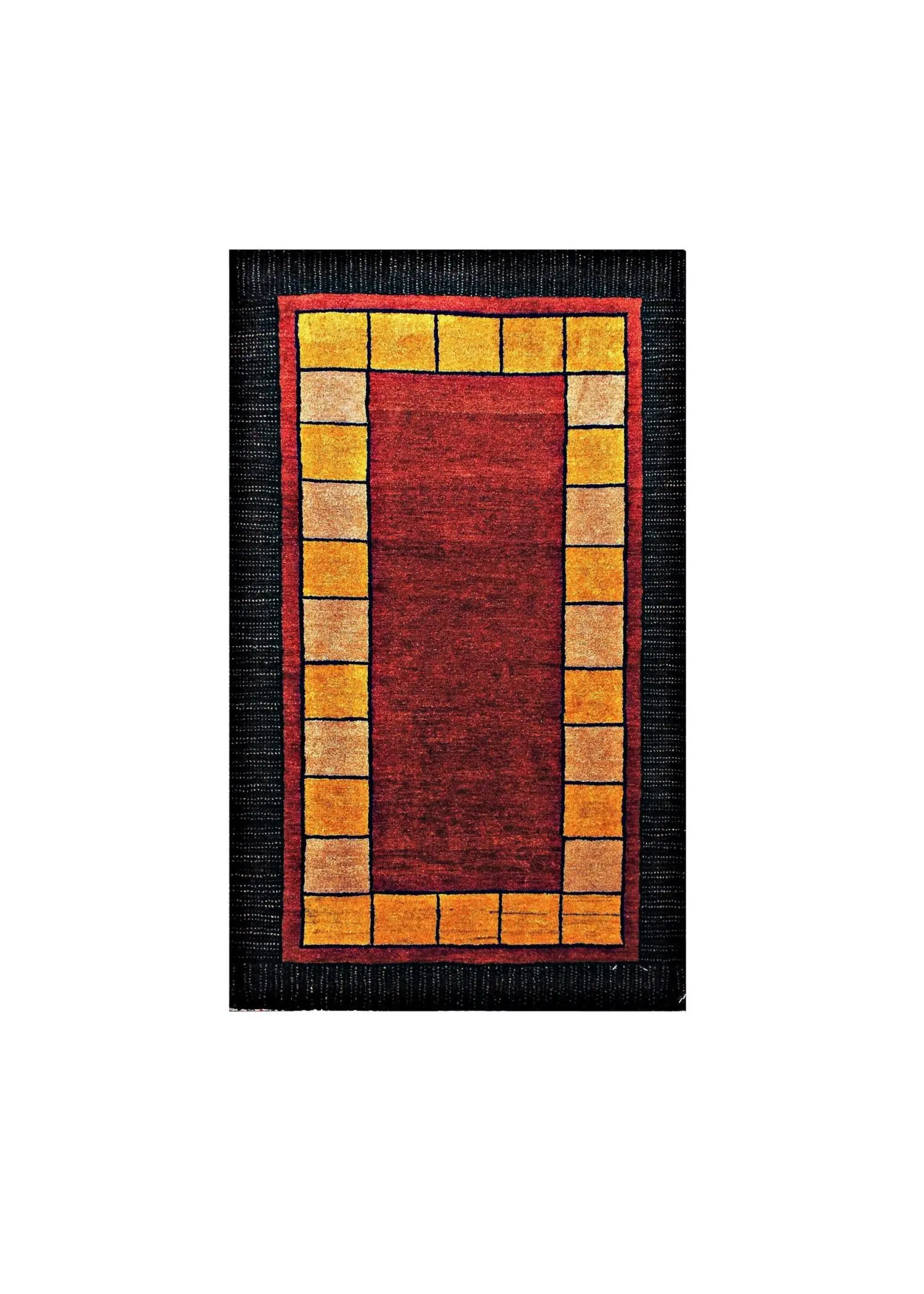 Persian Gabbeh 2' 6" x 4' 2" Red Wool Handmade Area Rug - Shabahang Royal Carpet