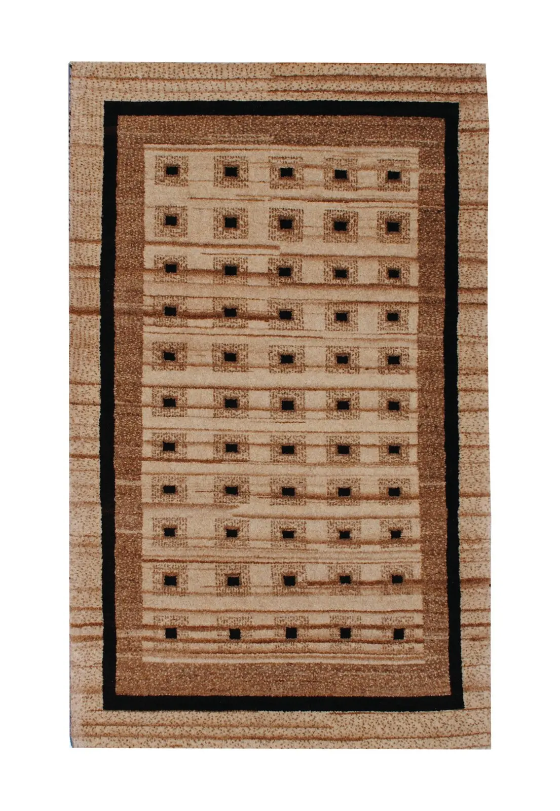 Gabbeh 2' 7" x 4' 1" Undyed Natural Wool Handmade Area Rug - Shabahang Royal Carpet