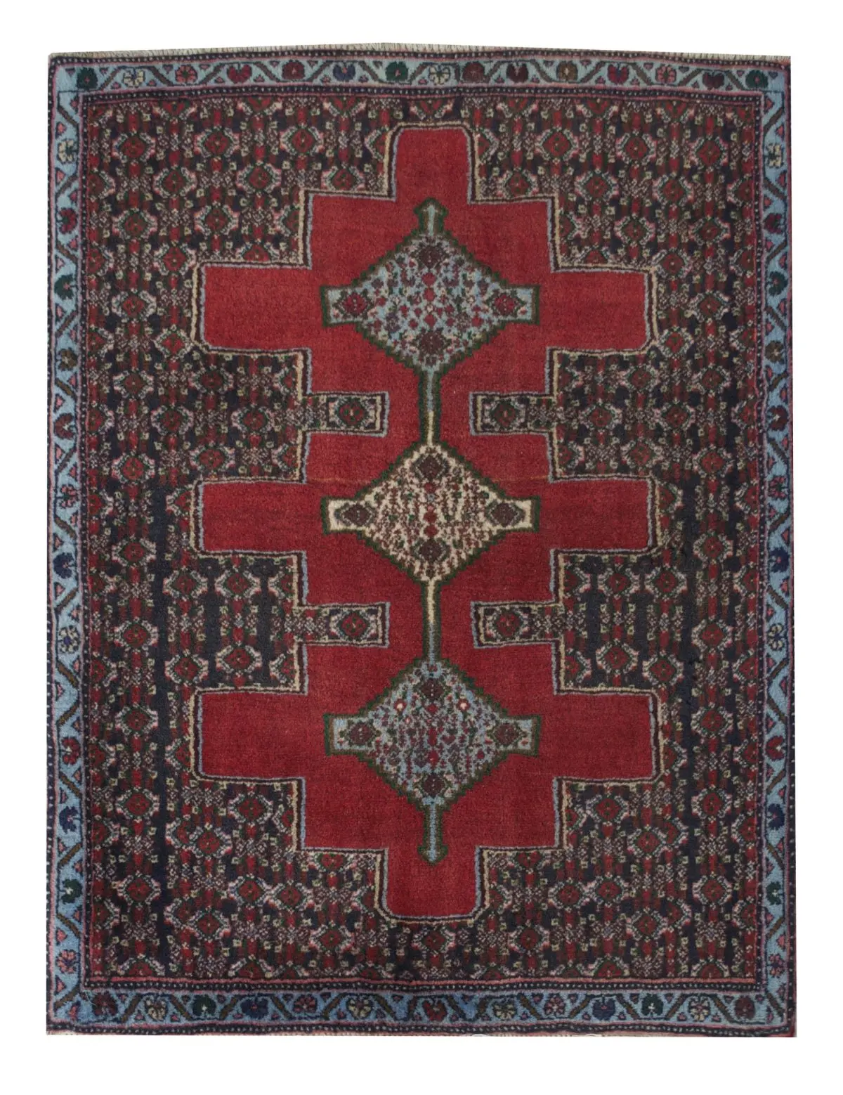 Persian Seneh 2' 6" x 3' 1" Handmade Area Rug - Shabahang Royal Carpet