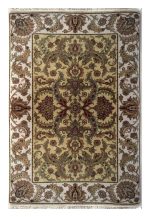 Agra 4' 1" x 6' 1" Wool Handmade Area Rug - Shabahang Royal Carpet