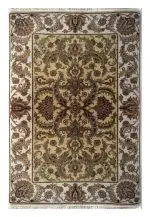 Agra 4' 1" x 6' 1" Wool Handmade Area Rug - Shabahang Royal Carpet