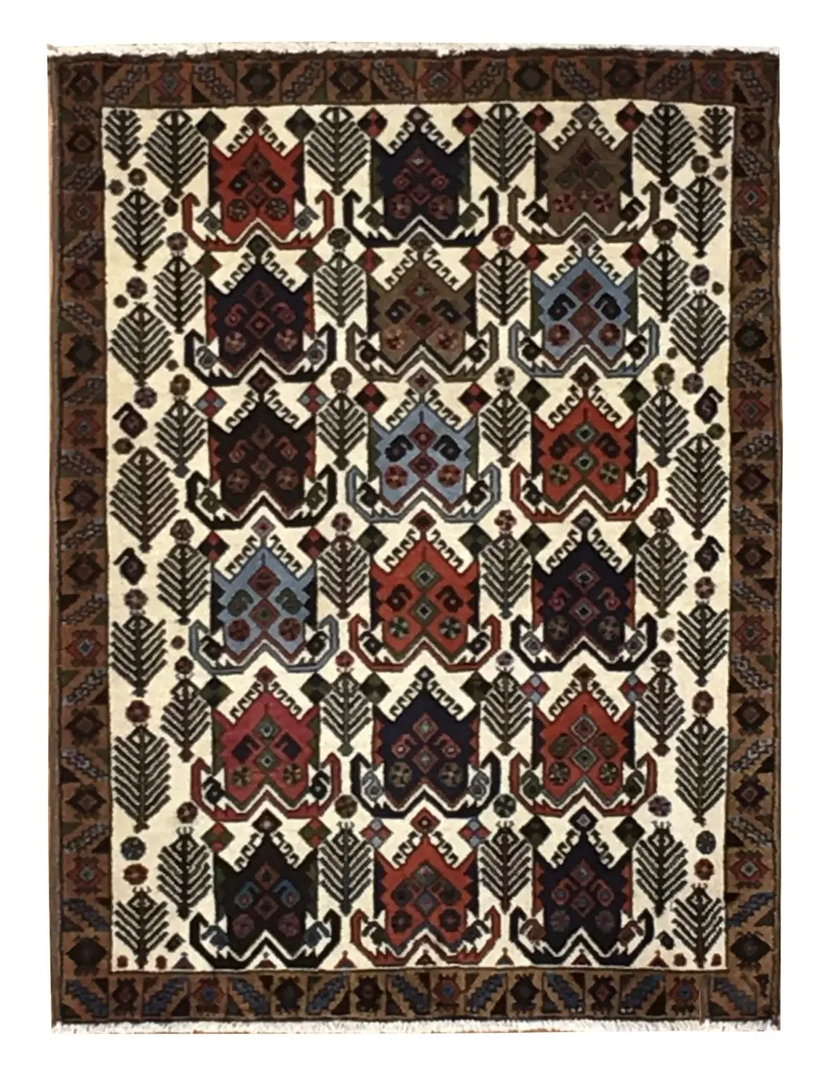Persian Afshar 2' 6" x 3' 4" Handmade Area Rug - Shabahang Royal Carpet
