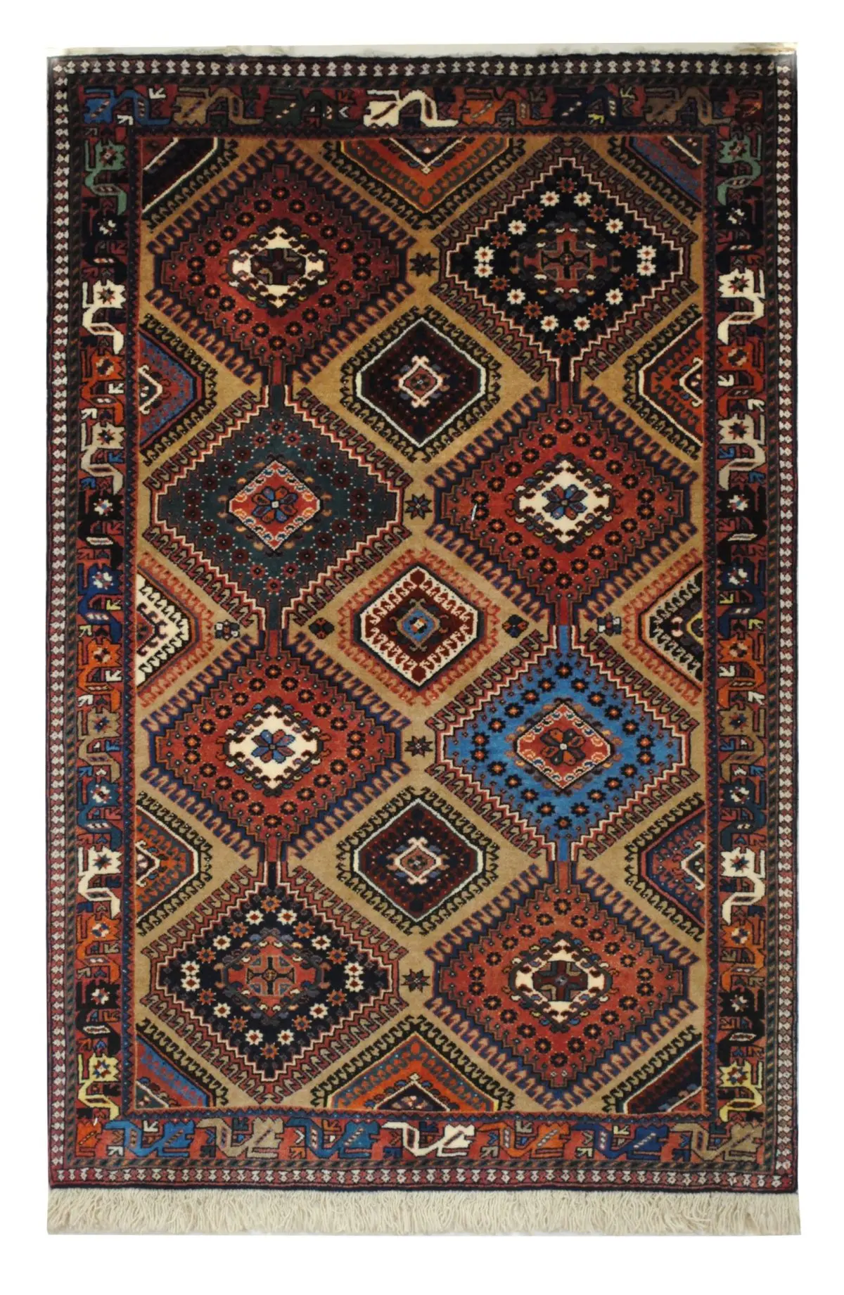 Persian Yallameh rug 3' 5" x 5' 3" Handmade Area Rug - Shabahang Royal Carpet