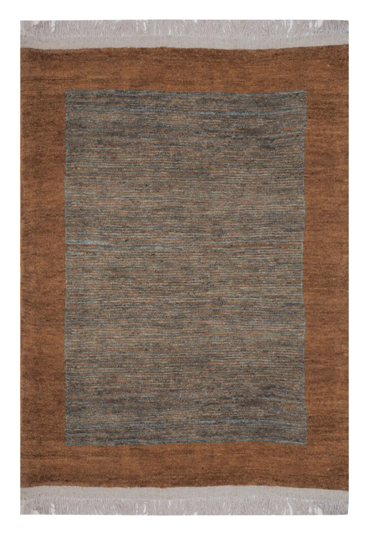 Persian Gabbeh Rug 3' 8" x 5' 6" Wool Handmade Area Rug - Shabahang Royal Carpet