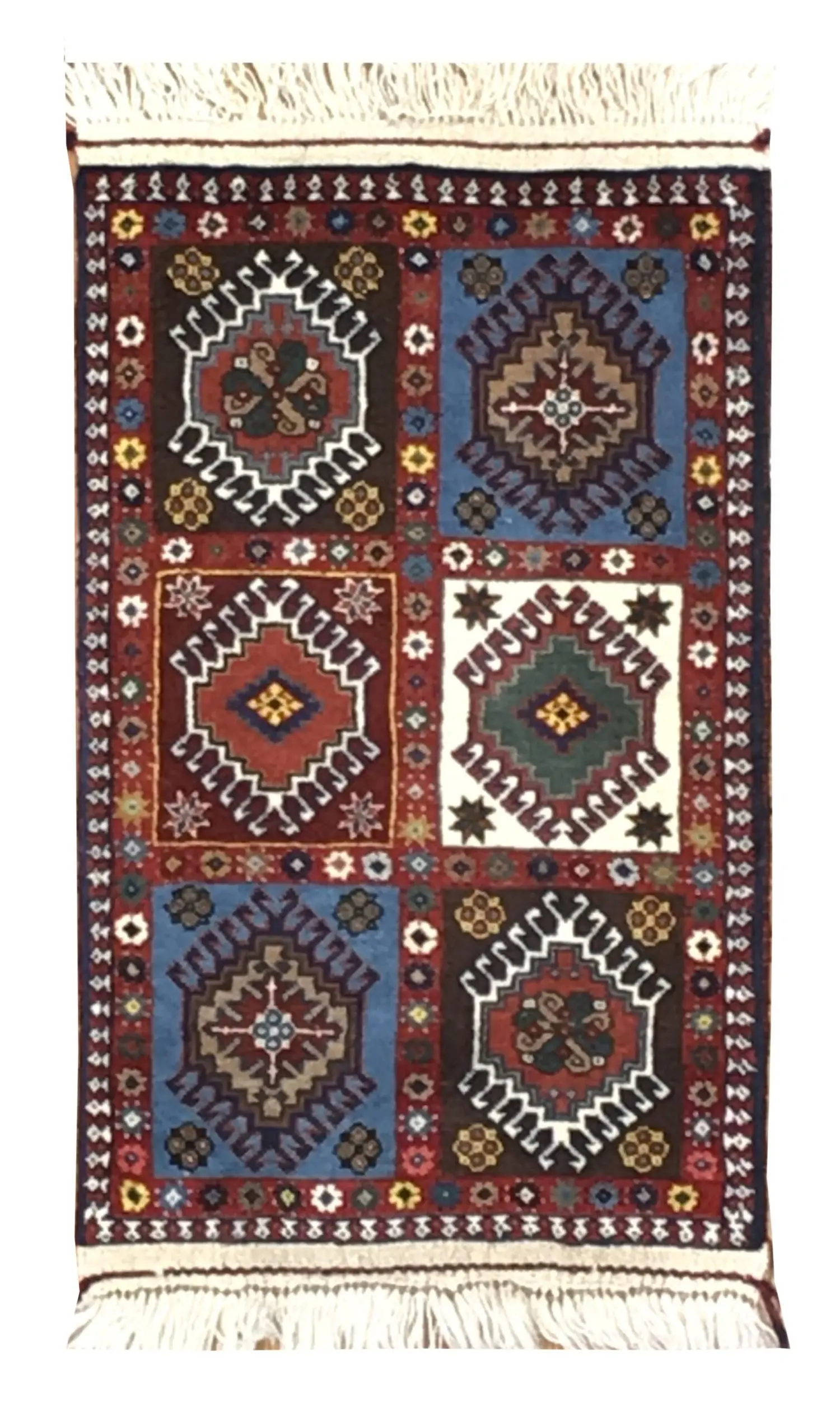 Persian Yallameh rug 1' 9" x 2' 9" Handmade Area Rug - Shabahang Royal Carpet