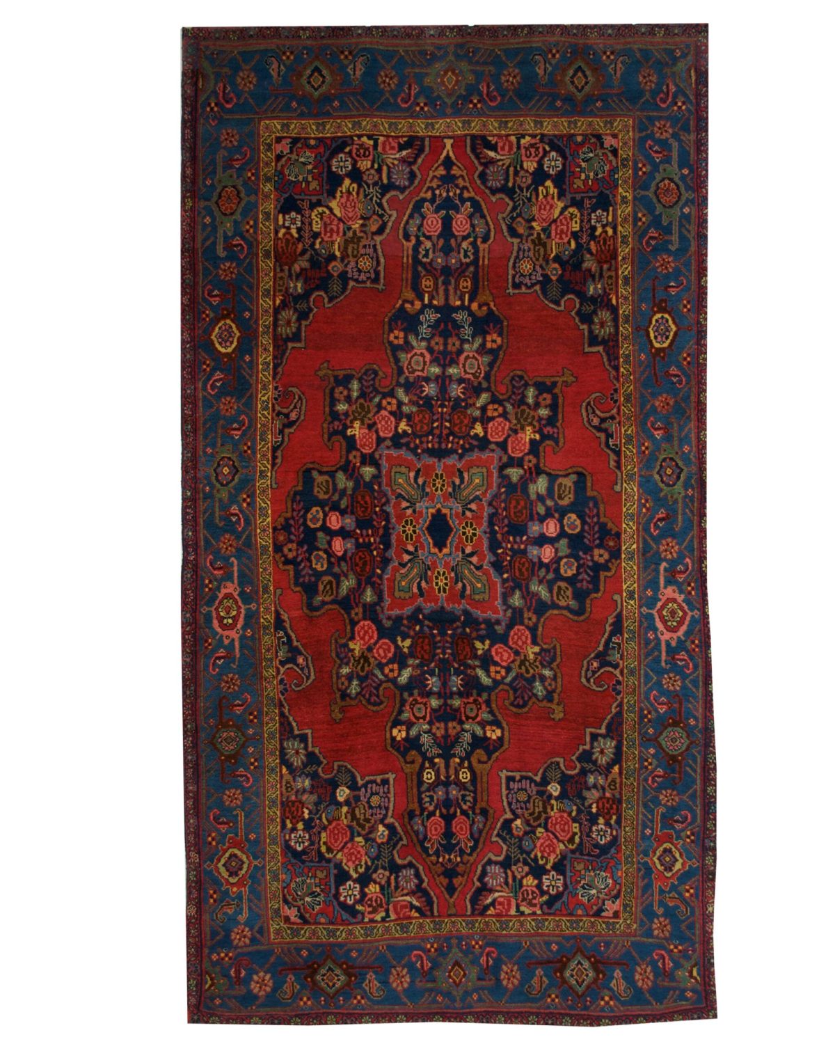 Antique Persian Bijar 4' 10" x 9' Handmade Wool Area Rug - Shabahang Royal Carpet