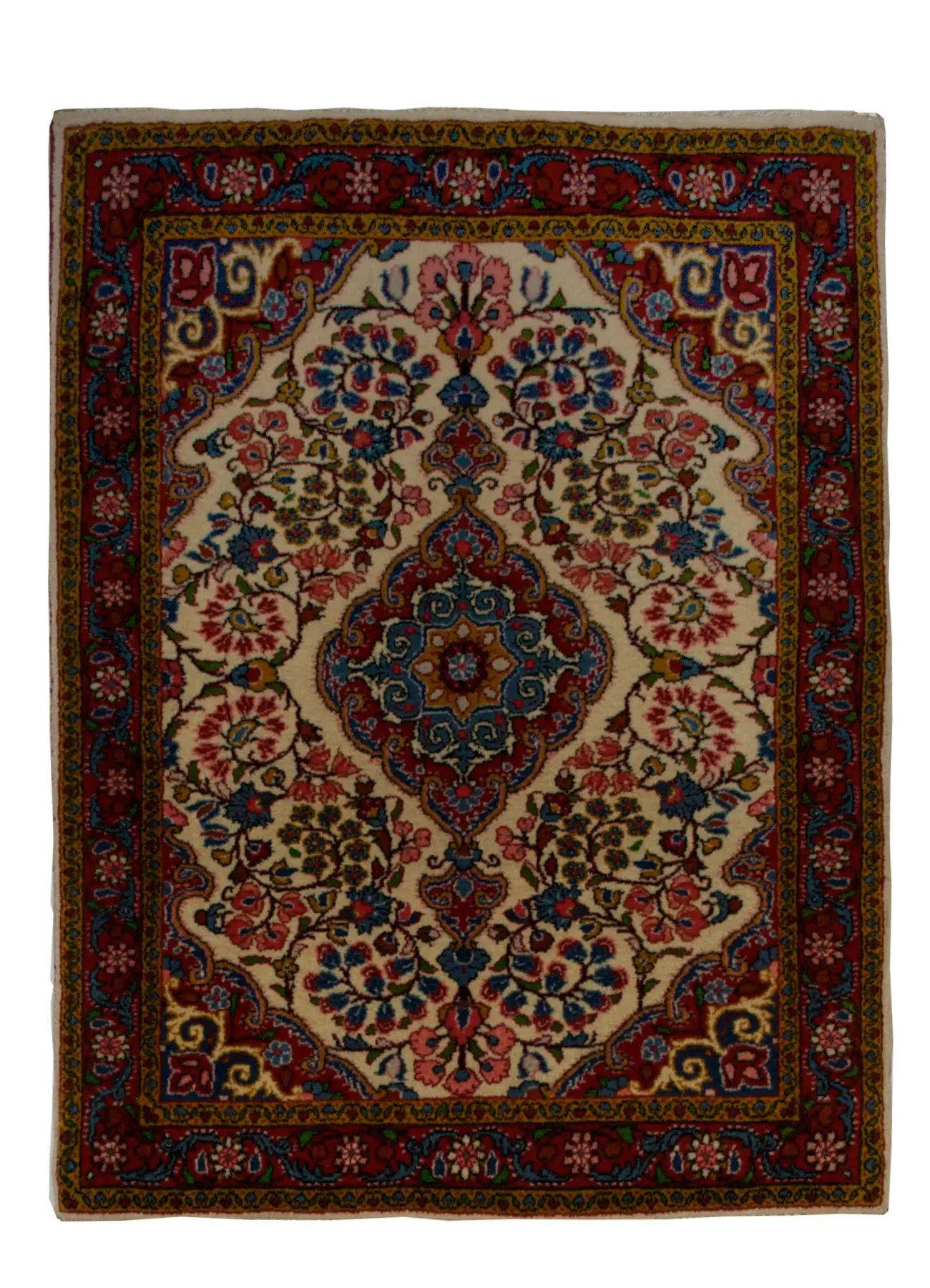 Persian Sarouk 2' 4" x 3' 1" Handmade Area Rug - Shabahang Royal Carpet