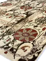 Persian Suzani 5' x 6' 11" Handmade Area Rug - Shabahang Royal Carpet