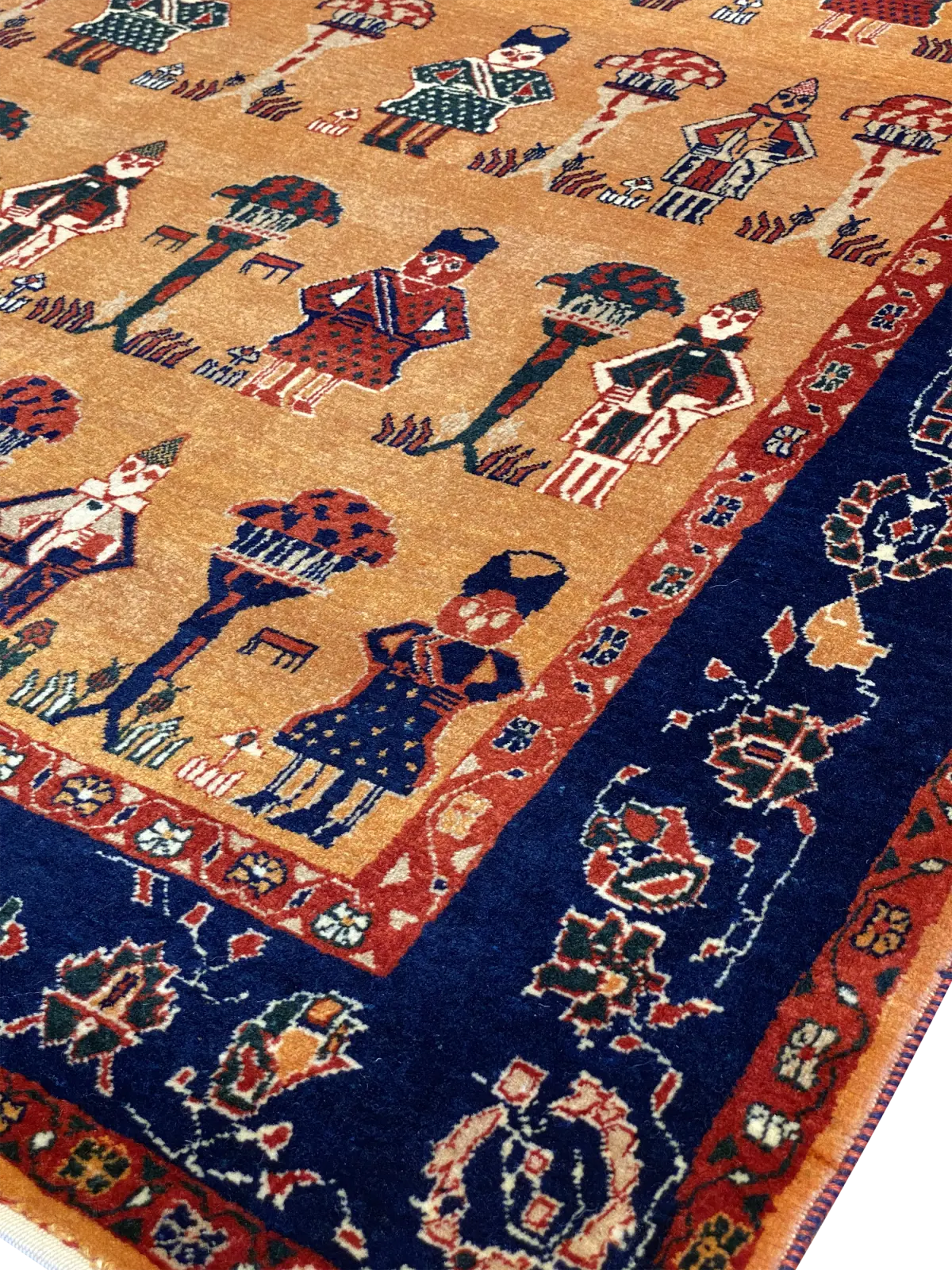 Persian Gabbeh 5' x 7' Wool Handmade Area Rug - Shabahang Royal Carpet