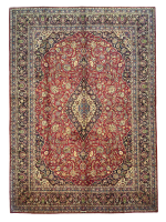 Antique Persian Kashan 10' 4" x 14' 4" - Shabahang Royal Carpet