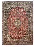 Antique Persian Kashan 10' 4" x 14' 4" - Shabahang Royal Carpet