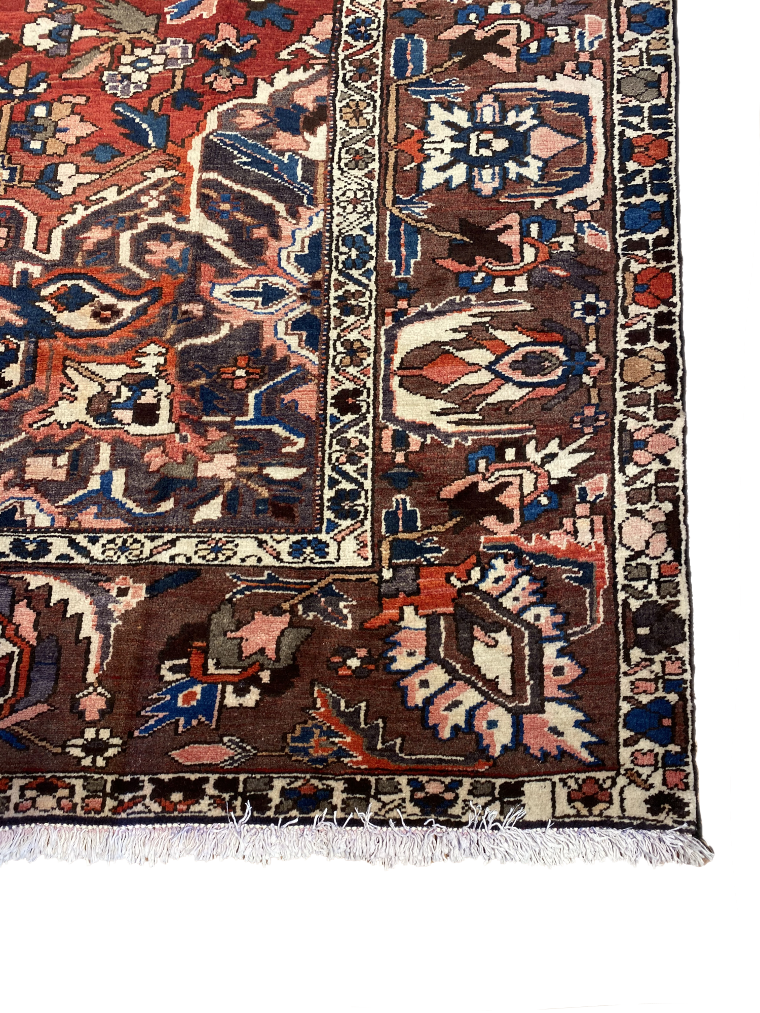 Vintage Persian Bakhtiari 10' 2" x 12' 6" Handmade Area Rug - Shabahang Royal Carpet