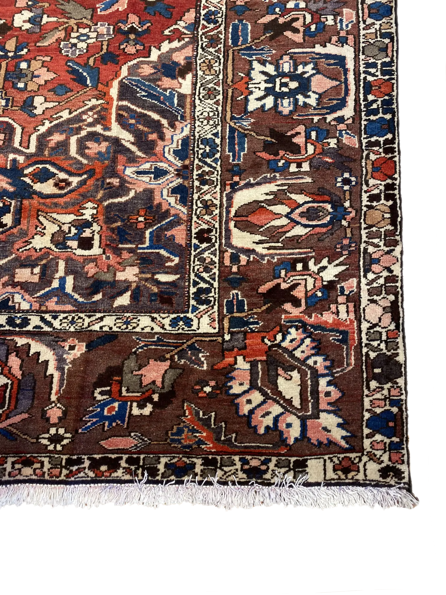 Vintage Persian Bakhtiari 10' 2" x 12' 6" Handmade Area Rug - Shabahang Royal Carpet