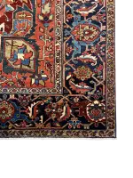 Antique Persian Heriz 9' 10" x 12' 10" Handmade Area Rug - Shabahang Royal Carpet