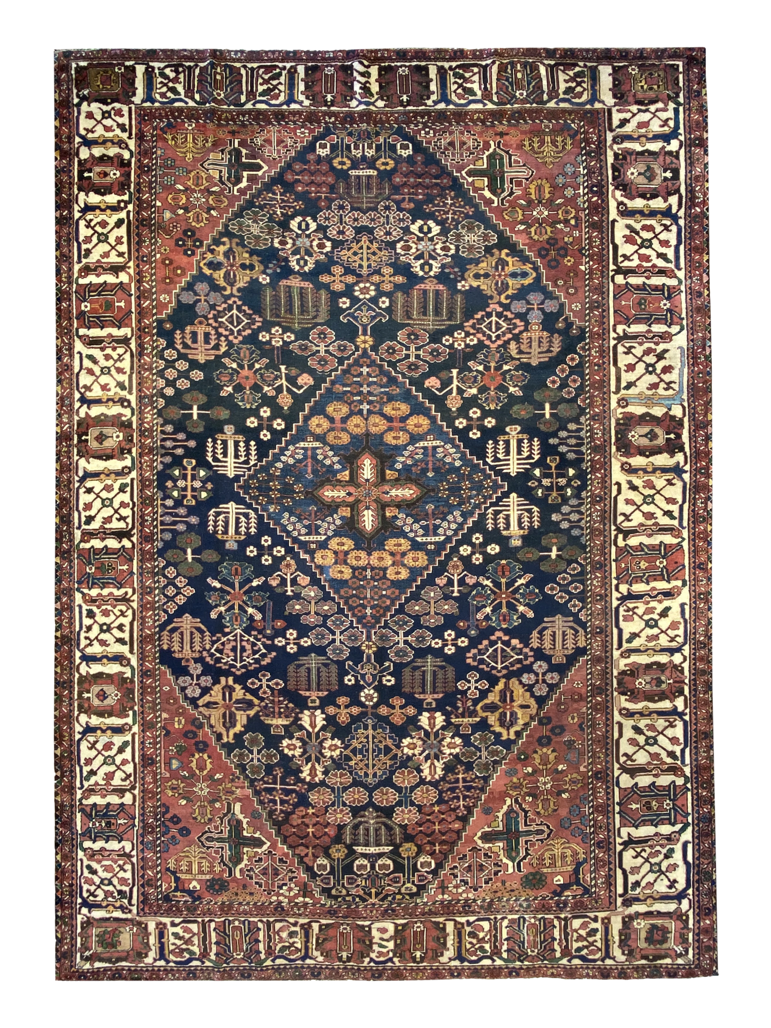 Antique Persian Rug Ziegler Bakhtiari 10' 2" x 14' 8" - Shabahang Royal Carpet