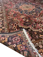 Vintage Persian Bakhtiari 8' 8" x 12' Handmade Area Rug - Shabahang Royal Carpet