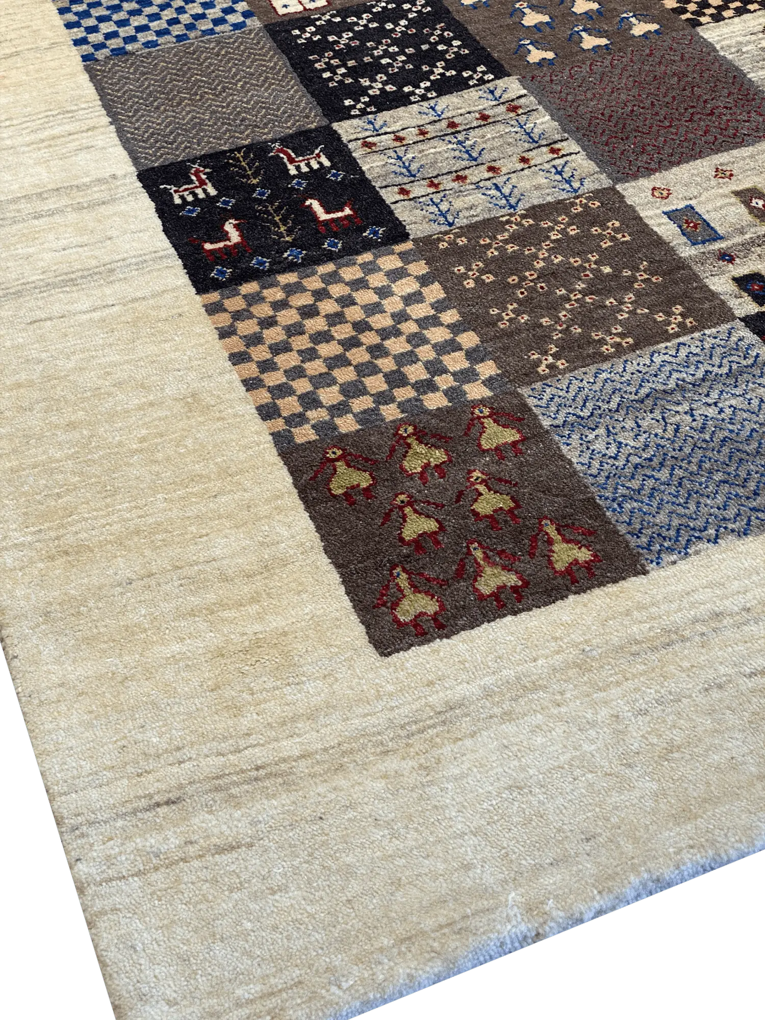 Persian Gabbeh 8' 3" x 12' 1" Wool Handmade Area Rug - Shabahang Royal Carpet