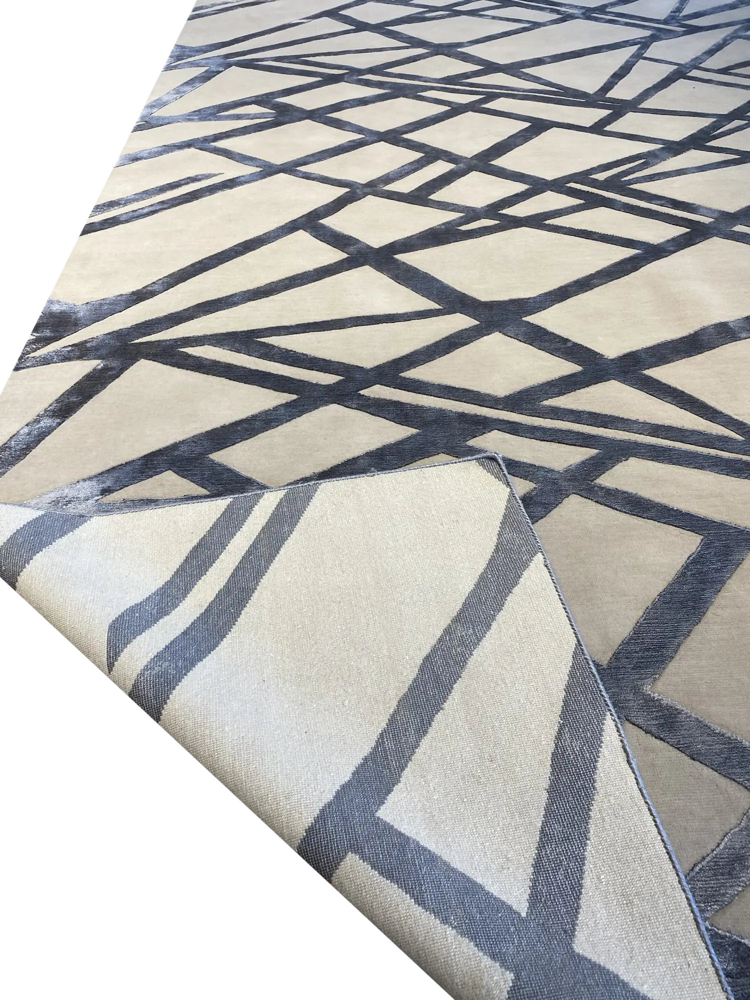 Steel Lace 9' x 12' Handmade Area Rug - Shabahang Royal Carpet