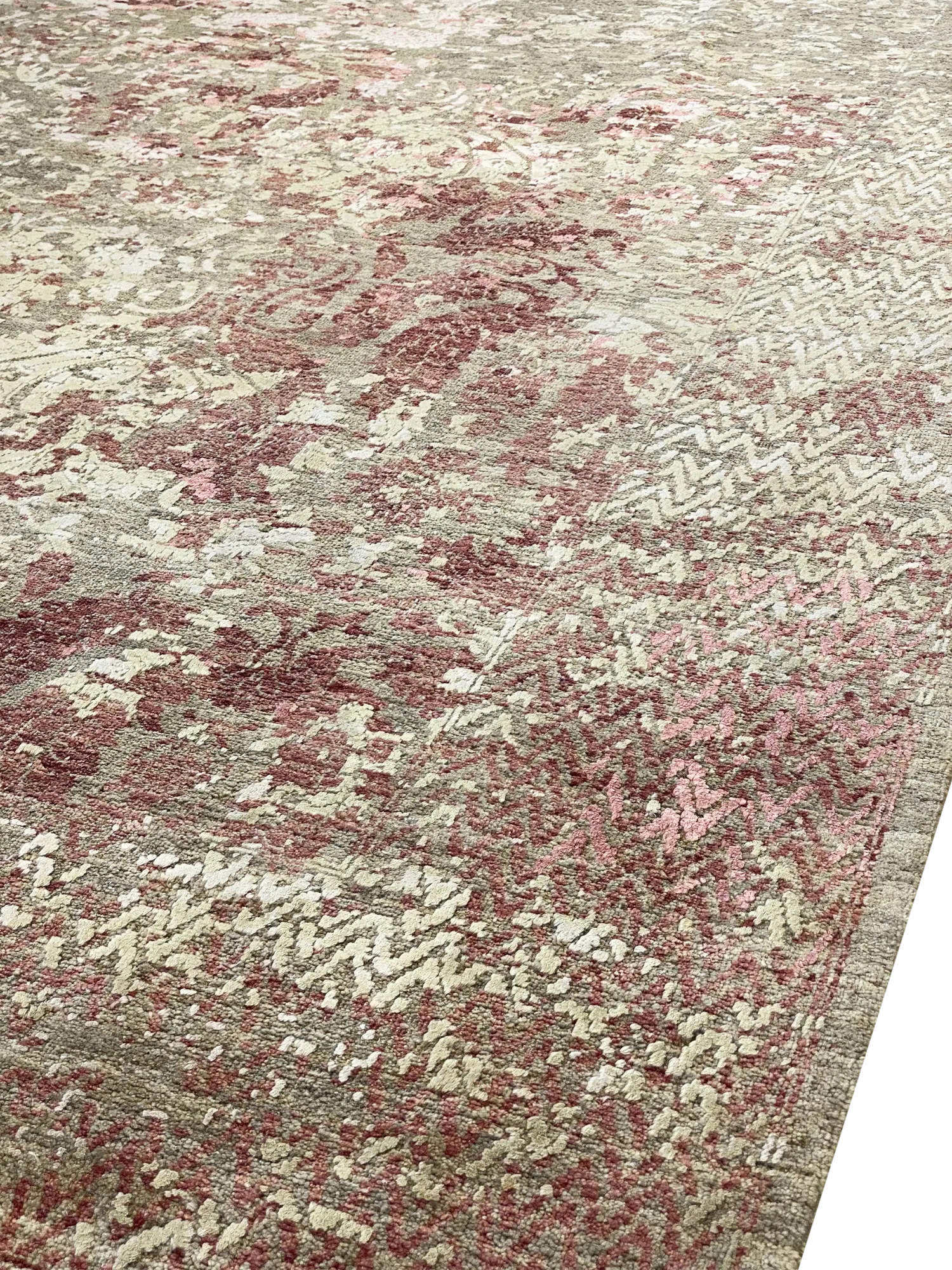 Erased Heritage 8' 10" x 12' Handmade Area Rug - Shabahang Royal Carpet