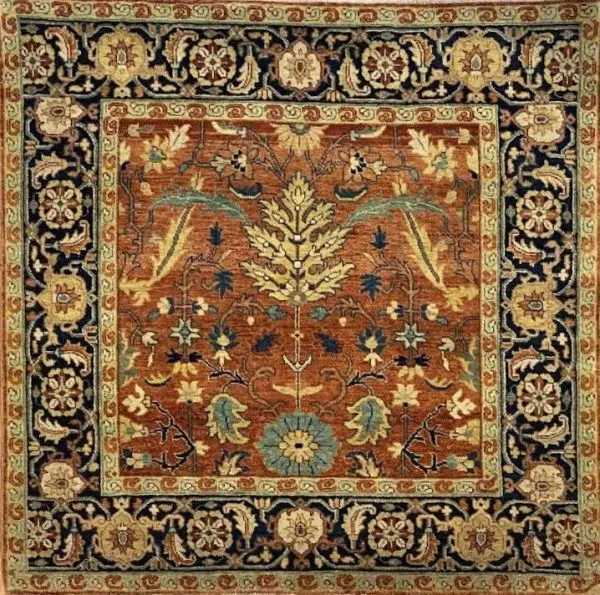 Heriz 4' x 4' Handmade Area Rug - Shabahang Royal Carpet
