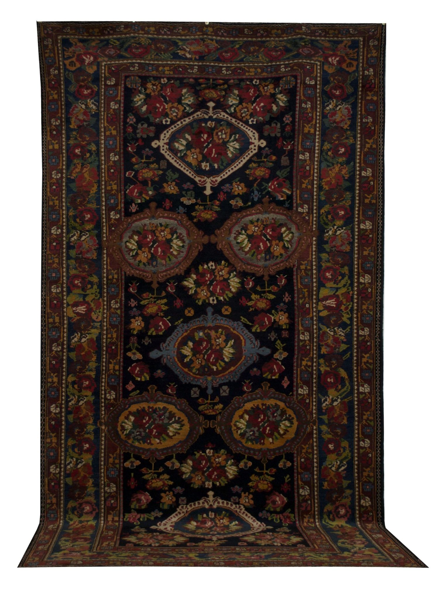 Antique Persian Bakhtiari 6' x 12' - Shabahang Royal Carpet