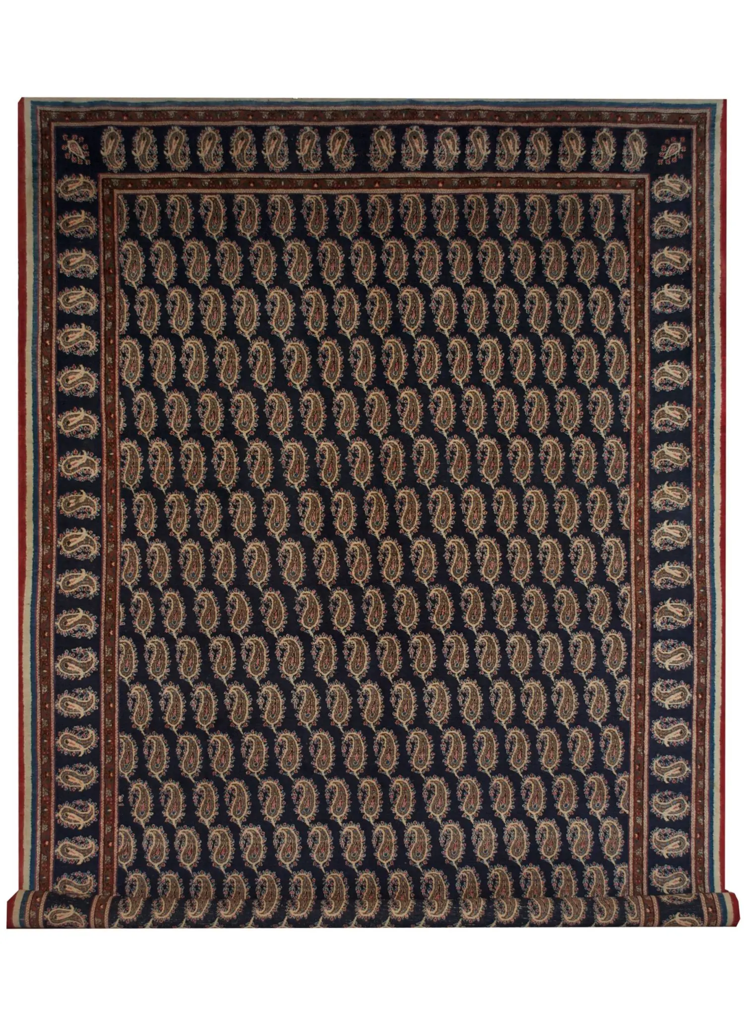 Vintage Persian Mashad 8' 6" x 12' 4" Handmade Area Rug - Shabahang Royal Carpet