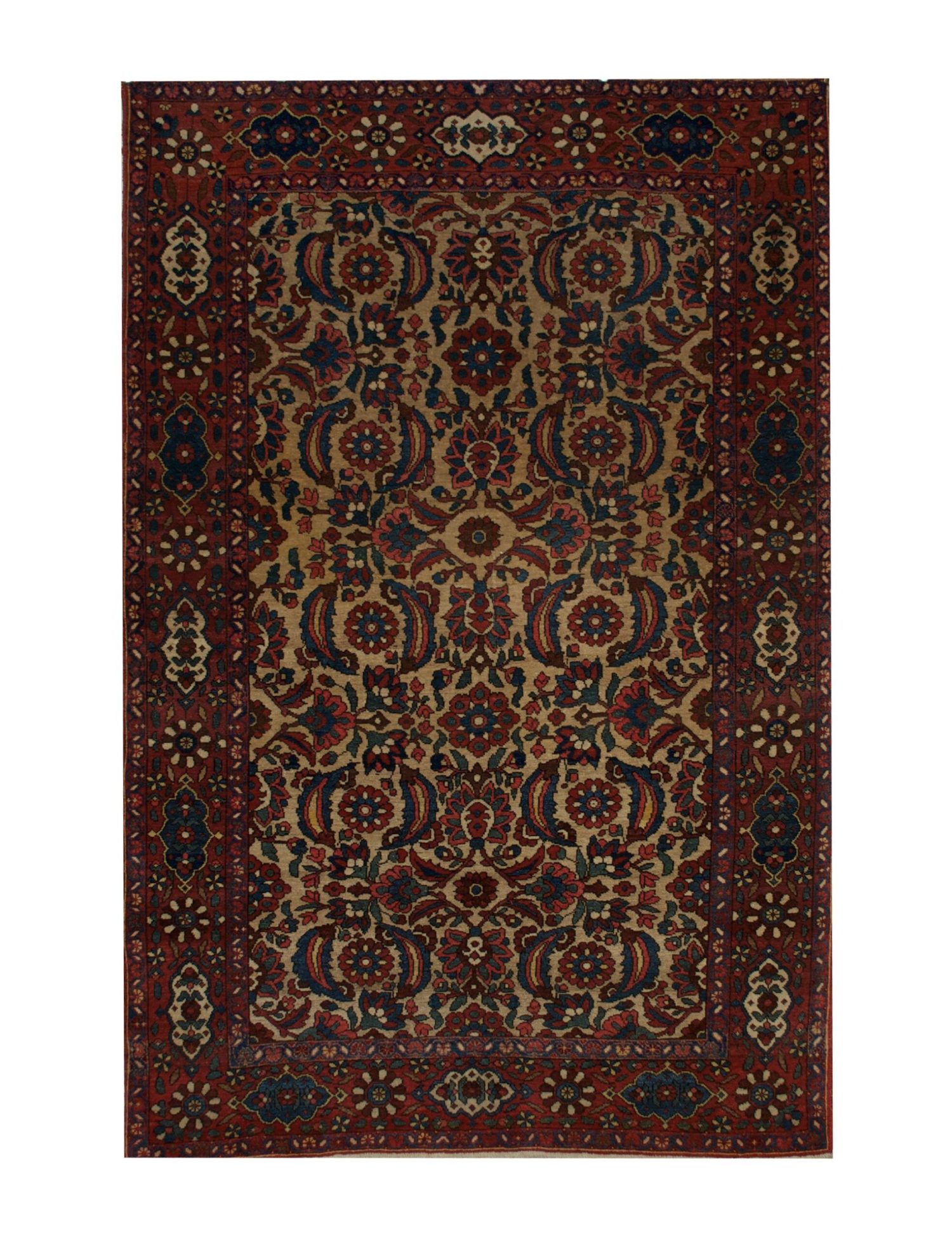 Antique Persian Bakhtiari 4' 3" x 6' 11" - Shabahang Royal Carpet