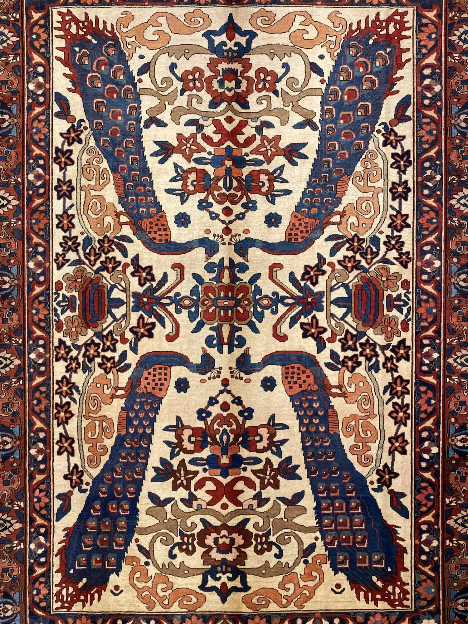 Vintage Persian Bakhtiari Rug 10' 2" x 13' 10"