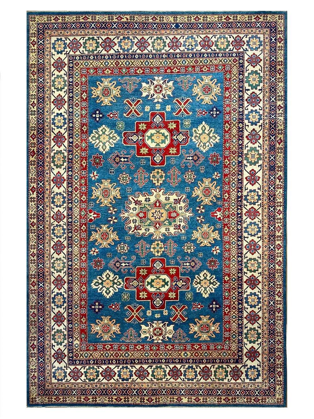 Kazak 8' x 12' 4" Handmade Area Rug